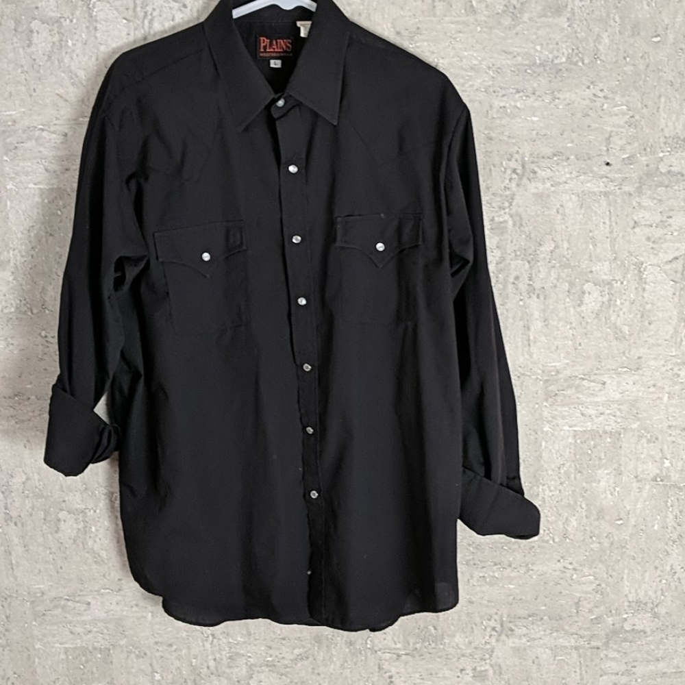 Pearl snap Western shirt
